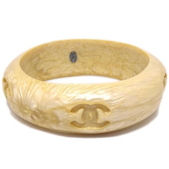 Chanel Bangle Acrylic Beige - Picture 1 of 9